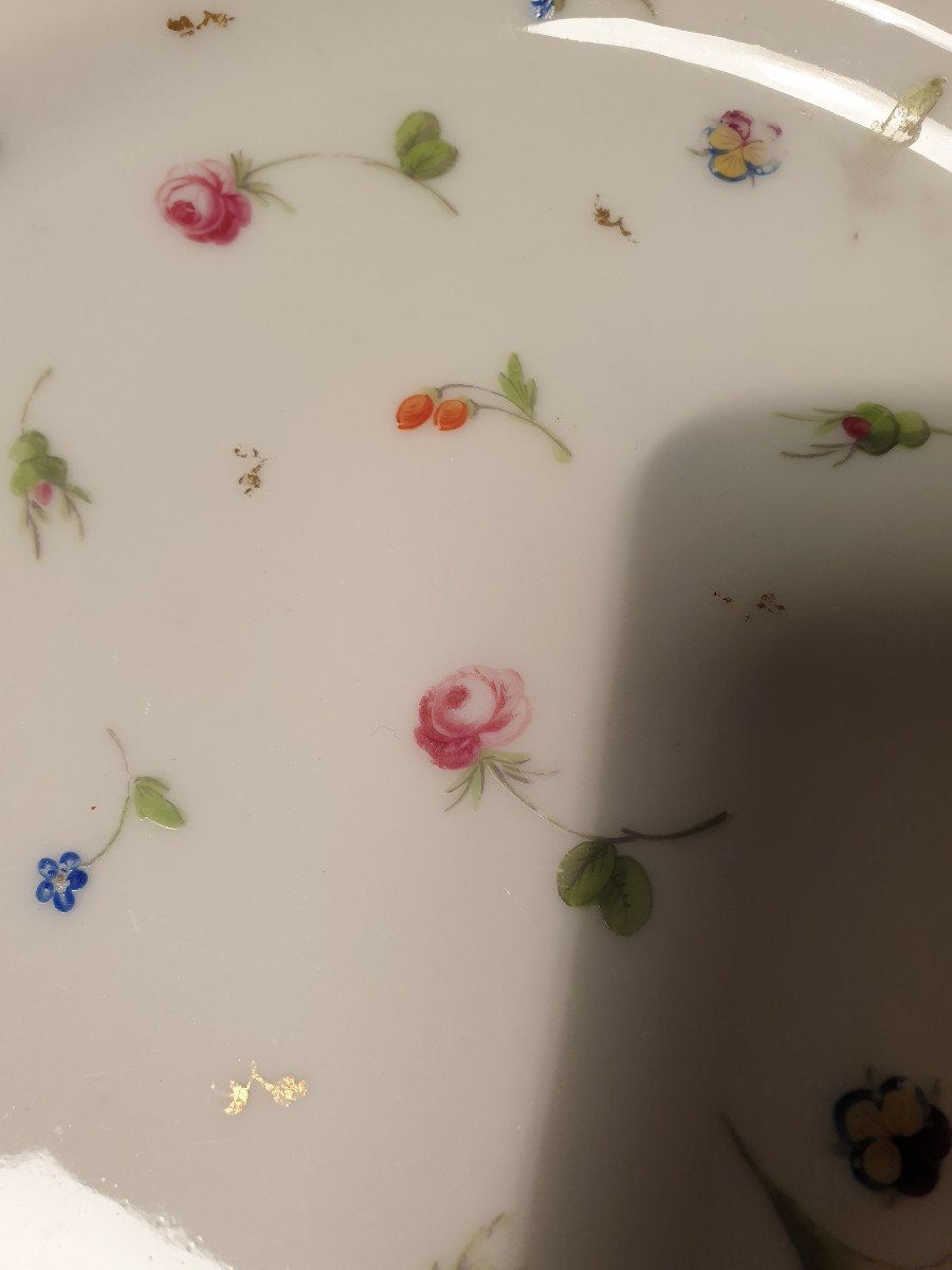 Porcelain Plate From Nyon (swiss) 18th Century.-photo-6