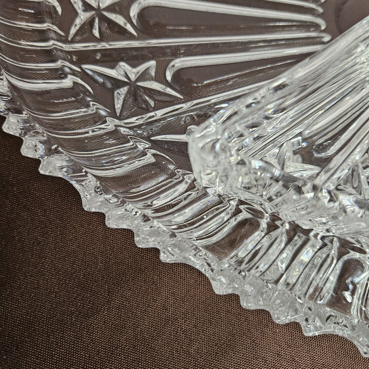 Glass Hors d'Oeuvres Or Crudités Server, 40 Cm Long-photo-6