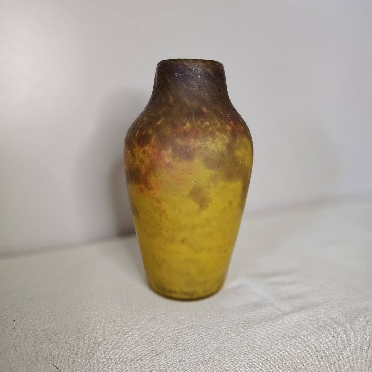 Muller Brothers Lunéville Vase In Glass Paste-photo-2