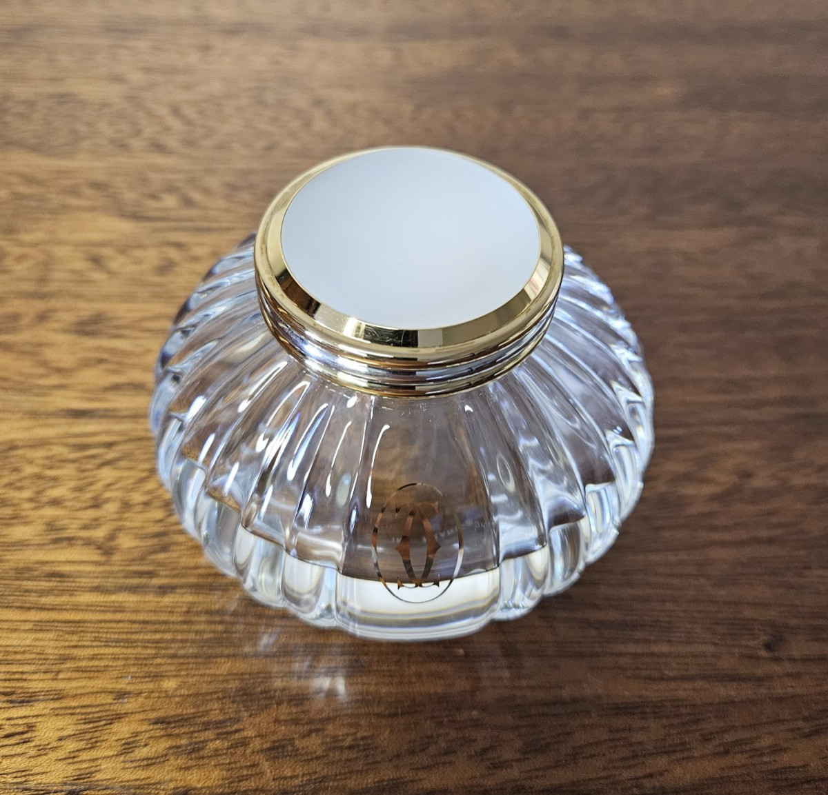 Cartier Encrier en cristal Le Must de Cartier. 