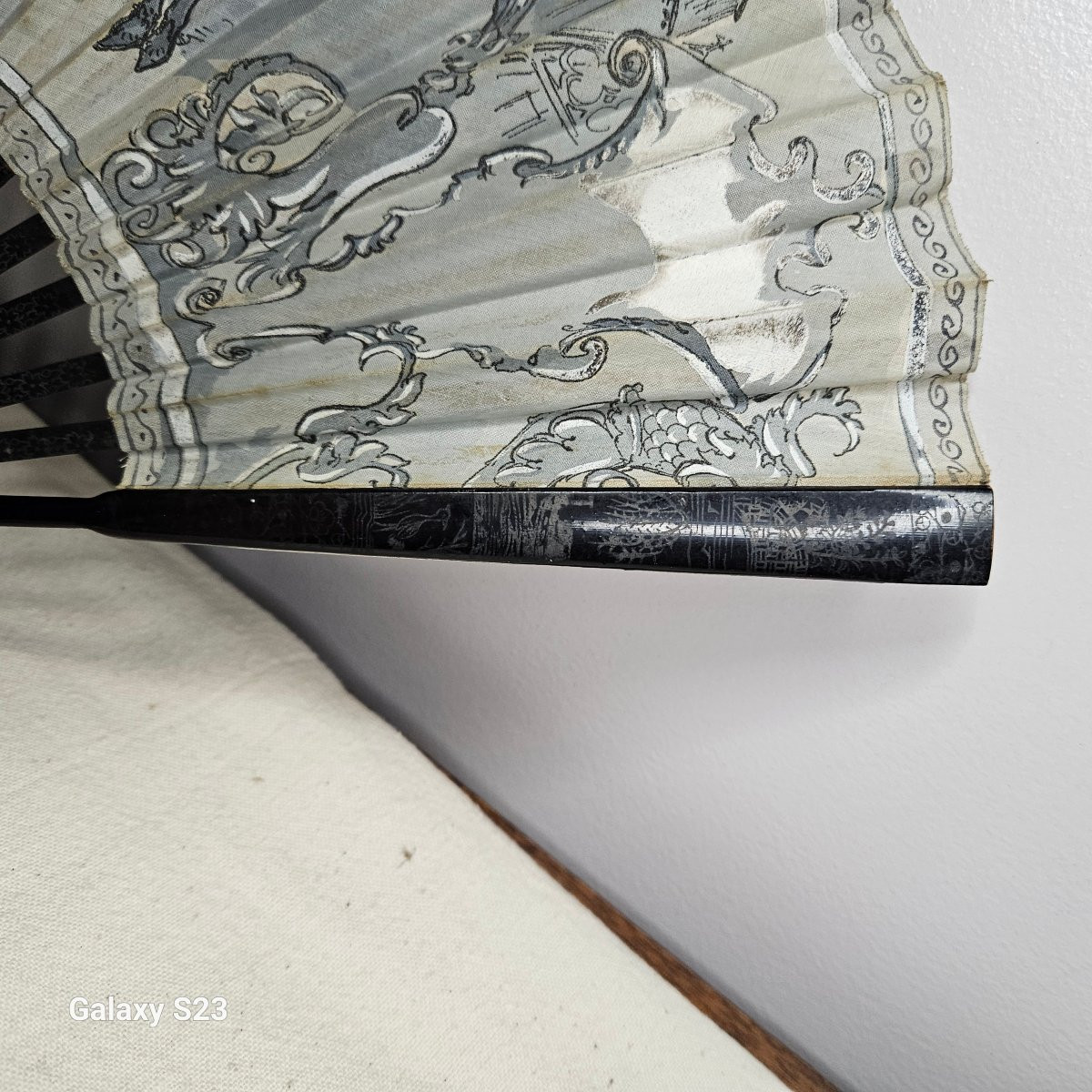 Eventail  Duvelleroy  "le mignon" signé A.Robida-photo-7