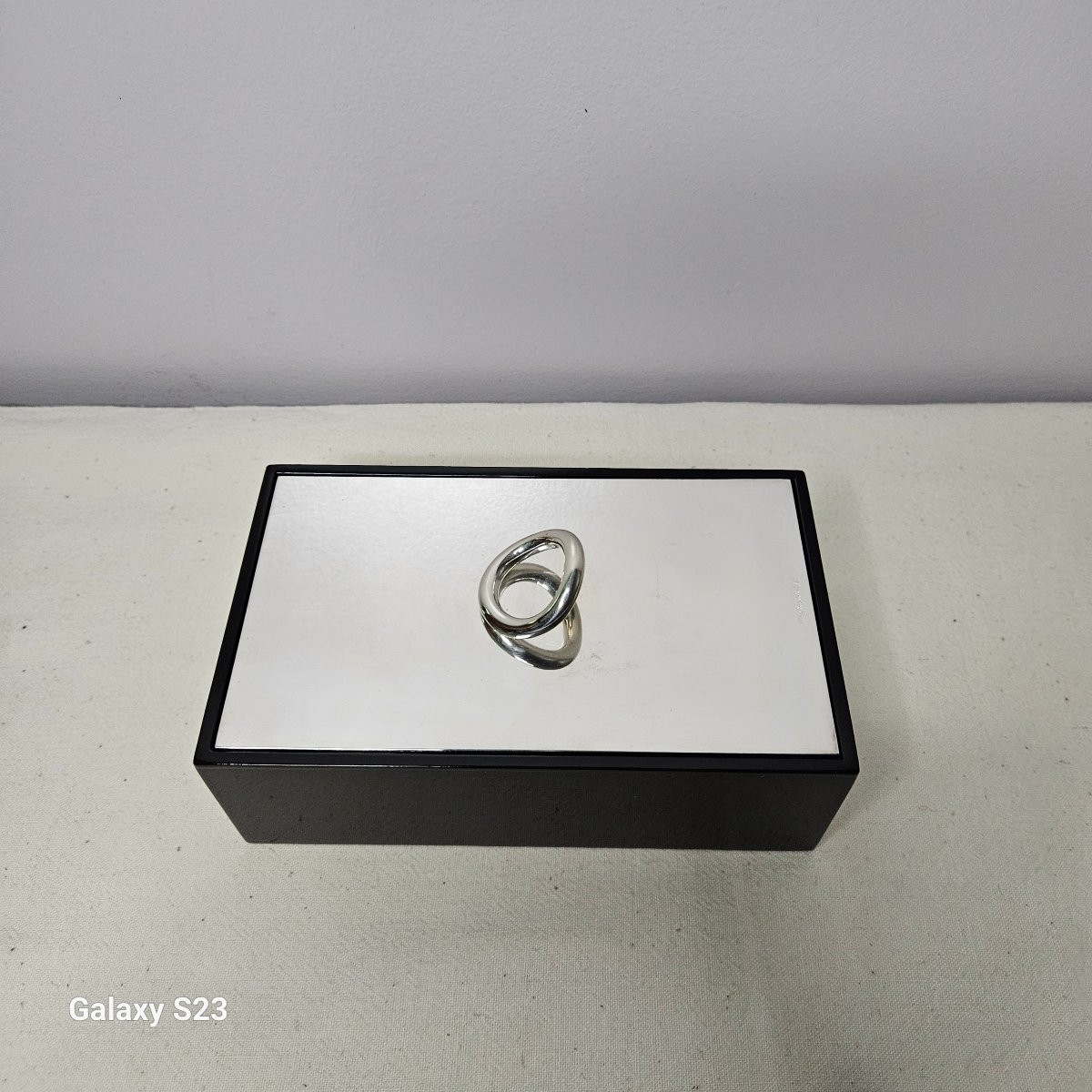 Christofle Vertigo Rectangular Lacquered Box -photo-2