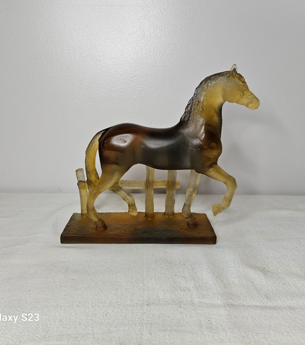 Daum France Sculpture Of The Horse Ourasi 