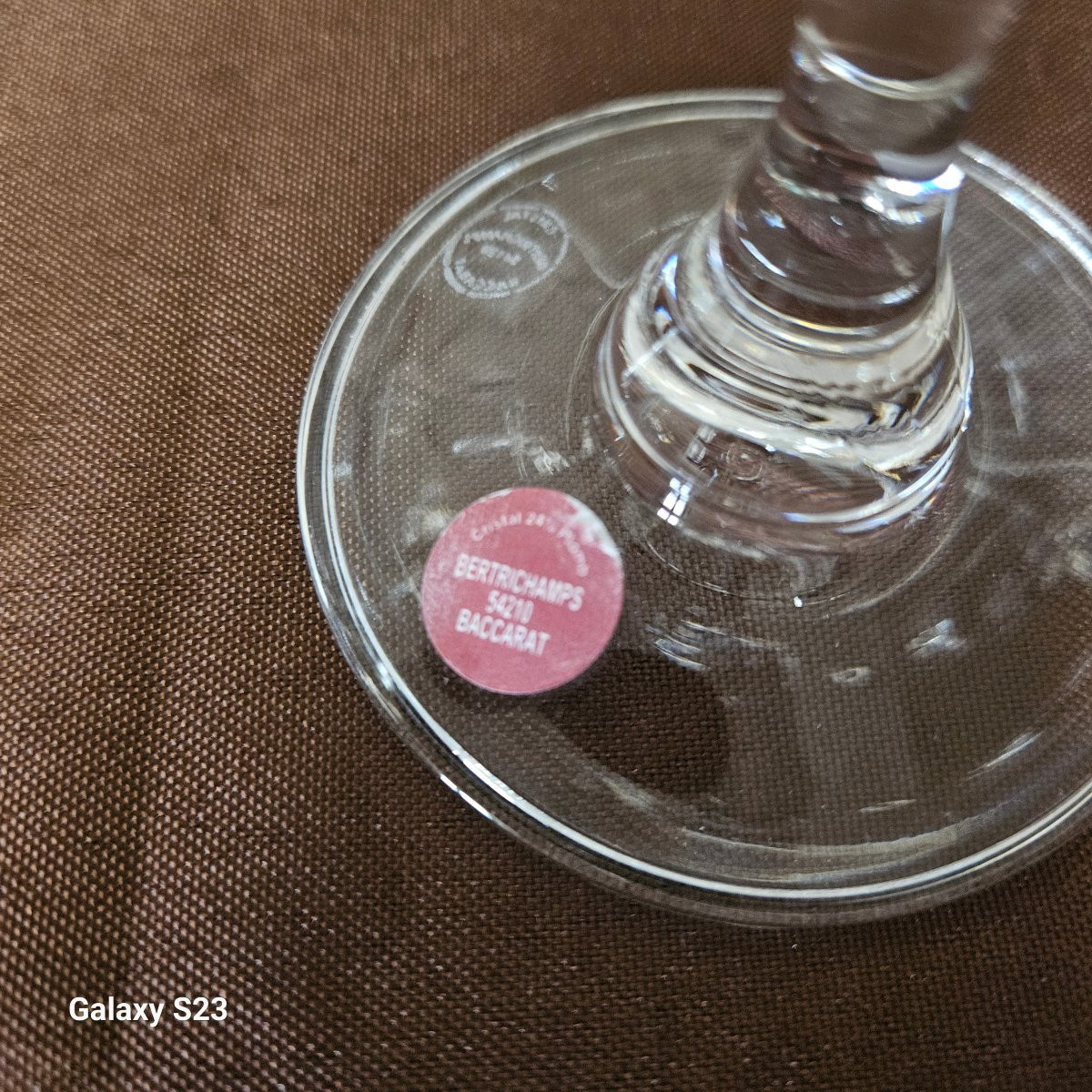 Set Of 36 Crystal Glasses Cut In Baccarat By The Best Craftsman In France 1982-photo-3