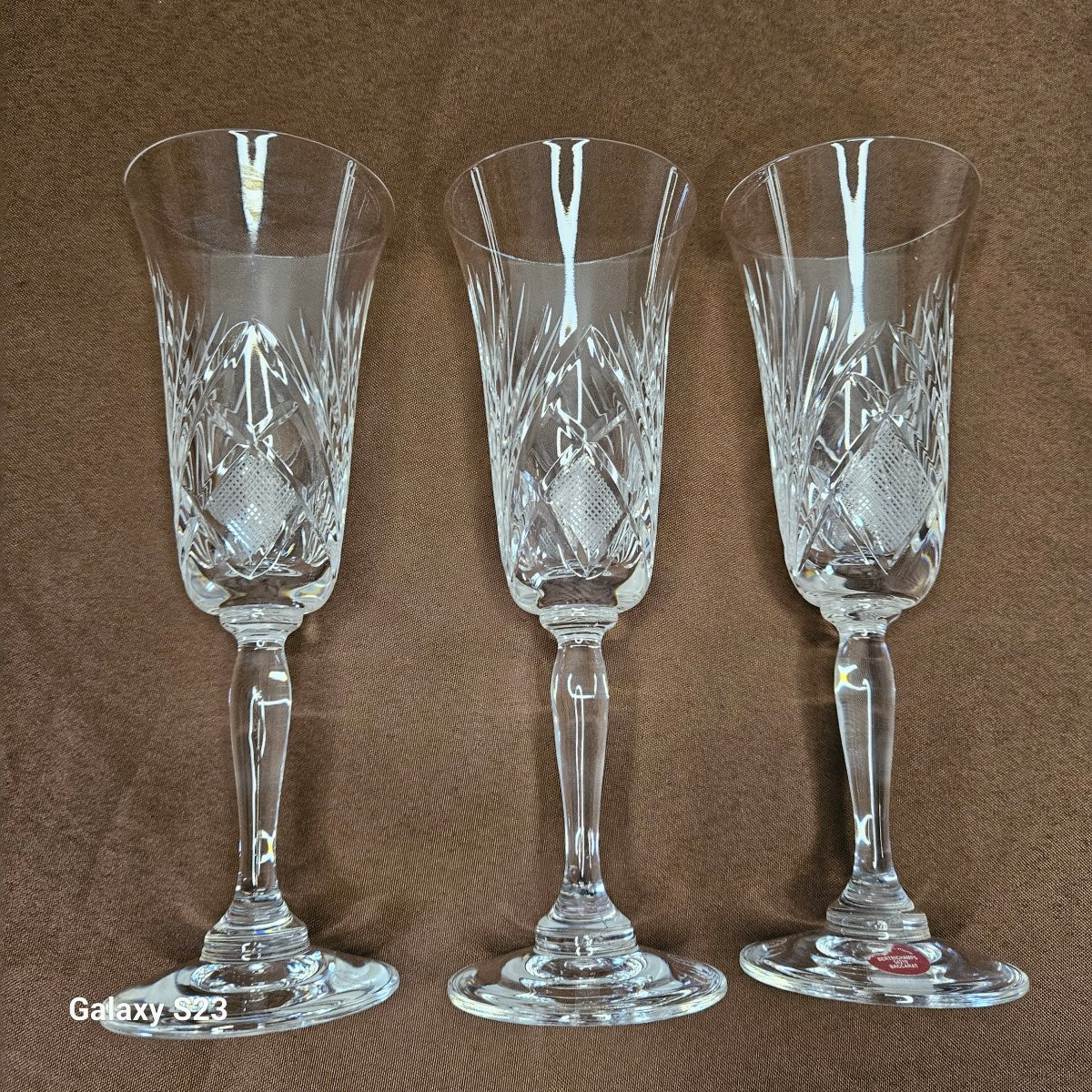 Set Of 36 Crystal Glasses Cut In Baccarat By The Best Craftsman In France 1982-photo-4