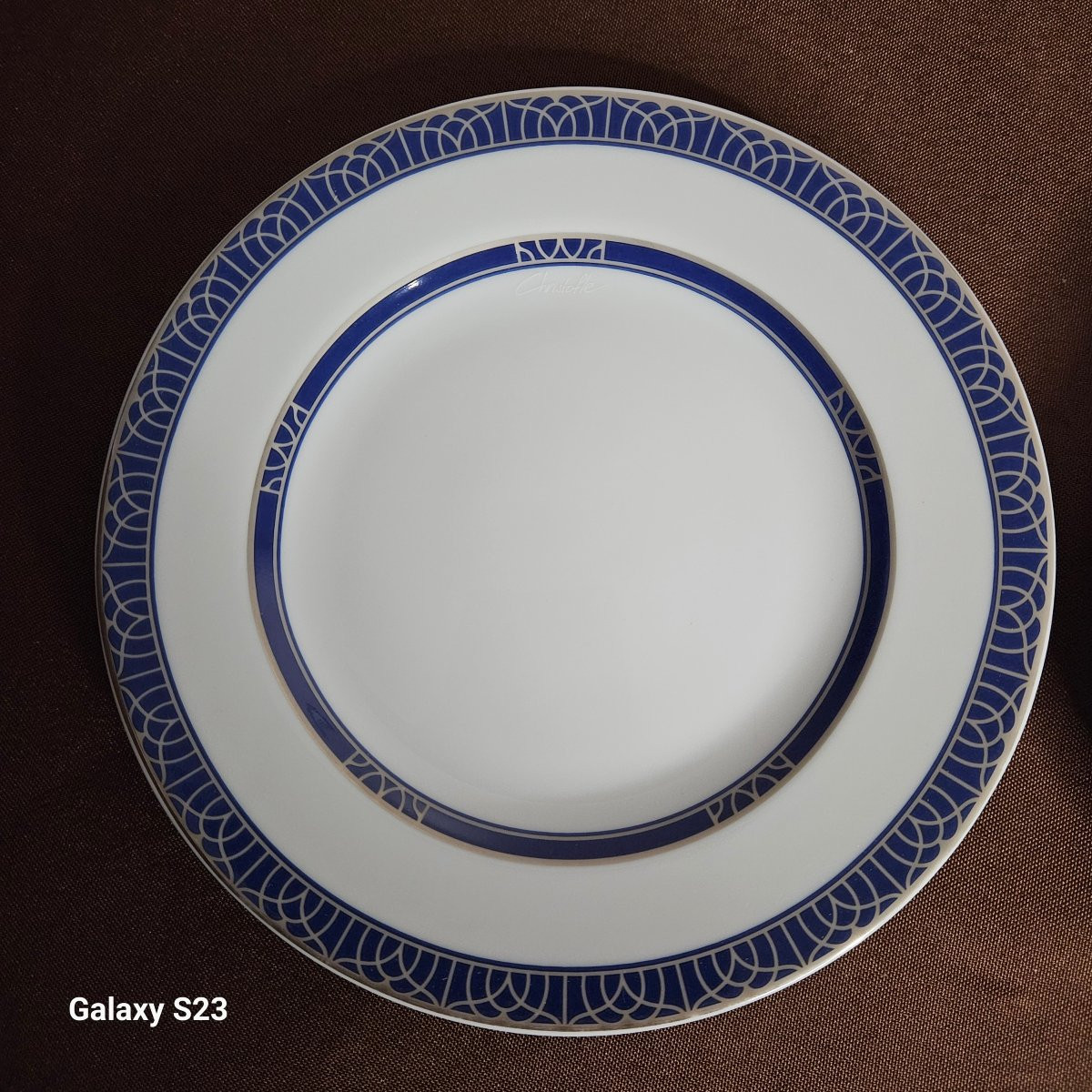 Christofle Talisman bleu Douze assiettes à pain-photo-1