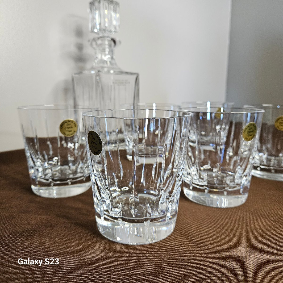 Service à Whisky en cristal Artisanat Lorrain-photo-1
