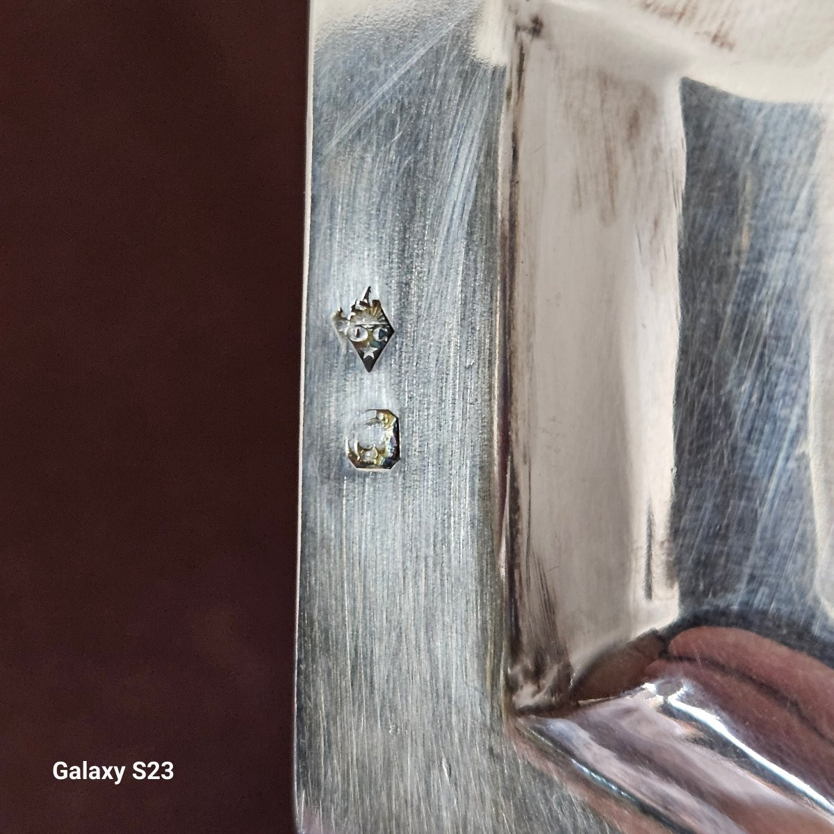 Porte huilier vinaigrier en argent -photo-3