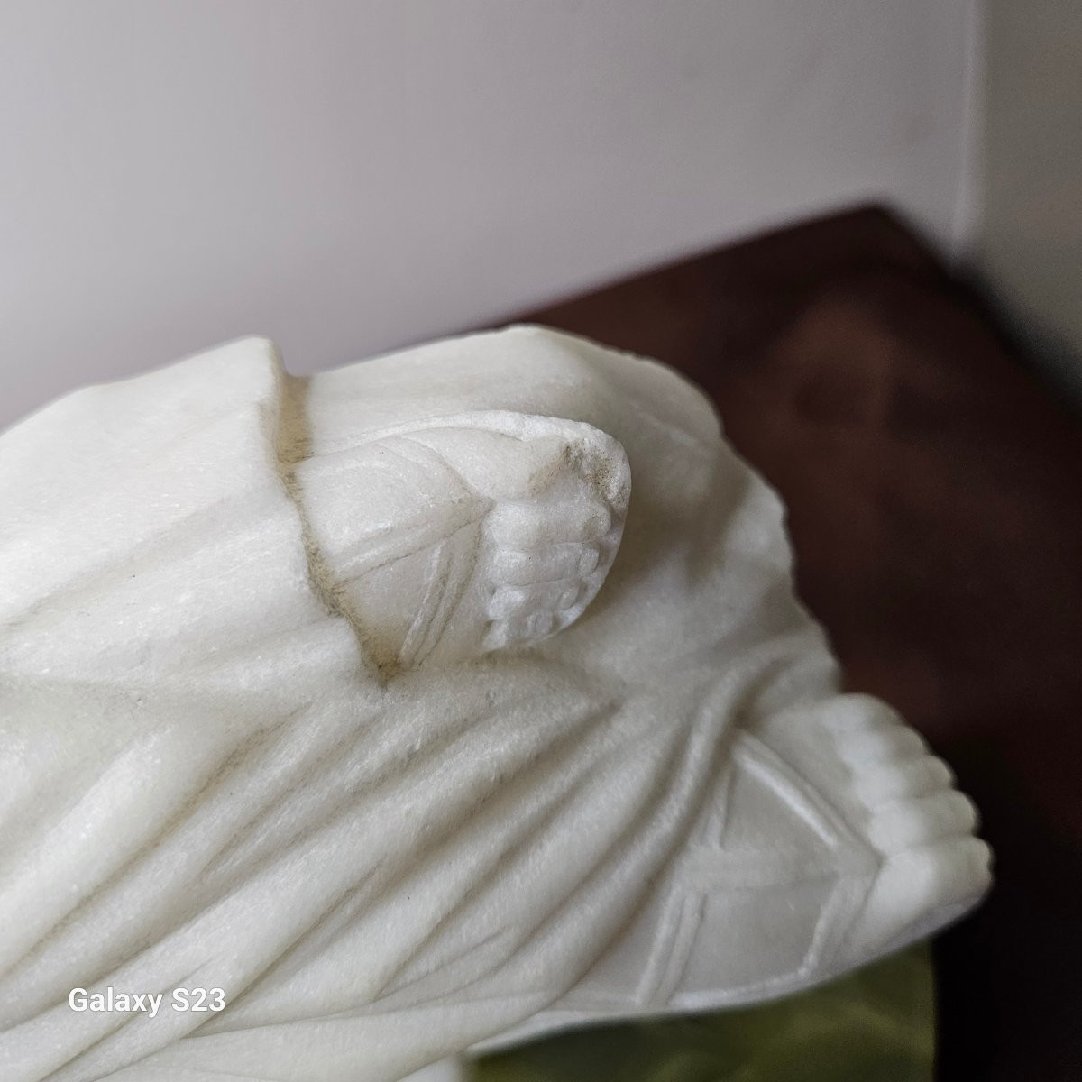 Paire De Sculptures Hauts-reliefs En Marbre De Carrare Et Onyx Vert - The Sleeping Nymphs-photo-1
