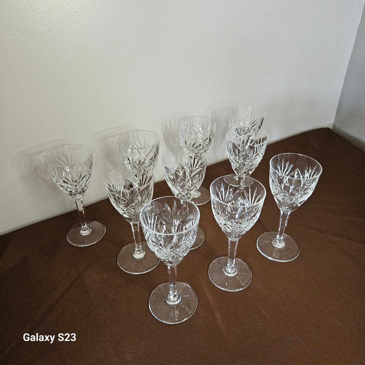 Saint Louis Chantilly Dix verres à vin rouge-photo-4