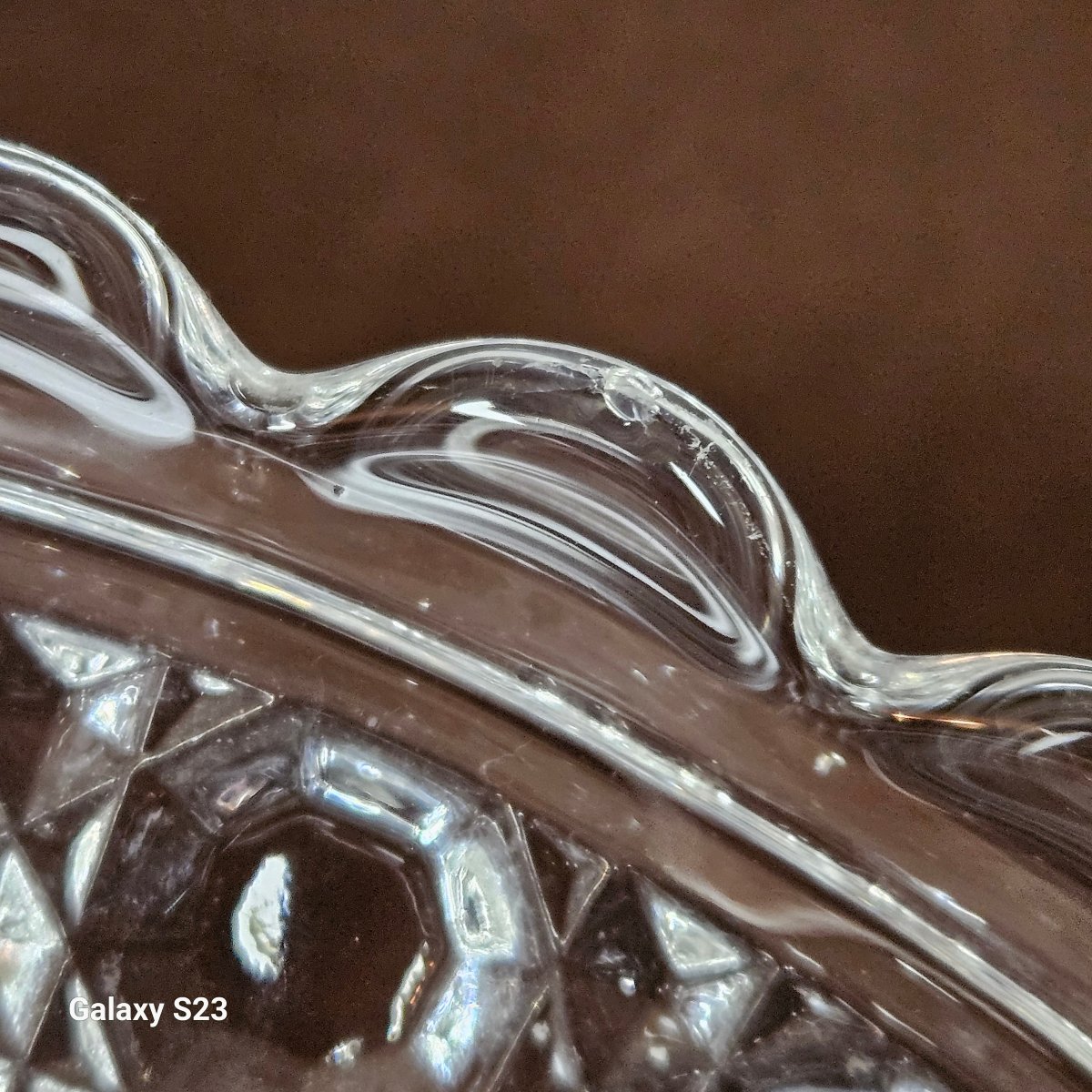 Baccarat Diamants Pierreries coupe sur pied en cristal moulé-photo-2