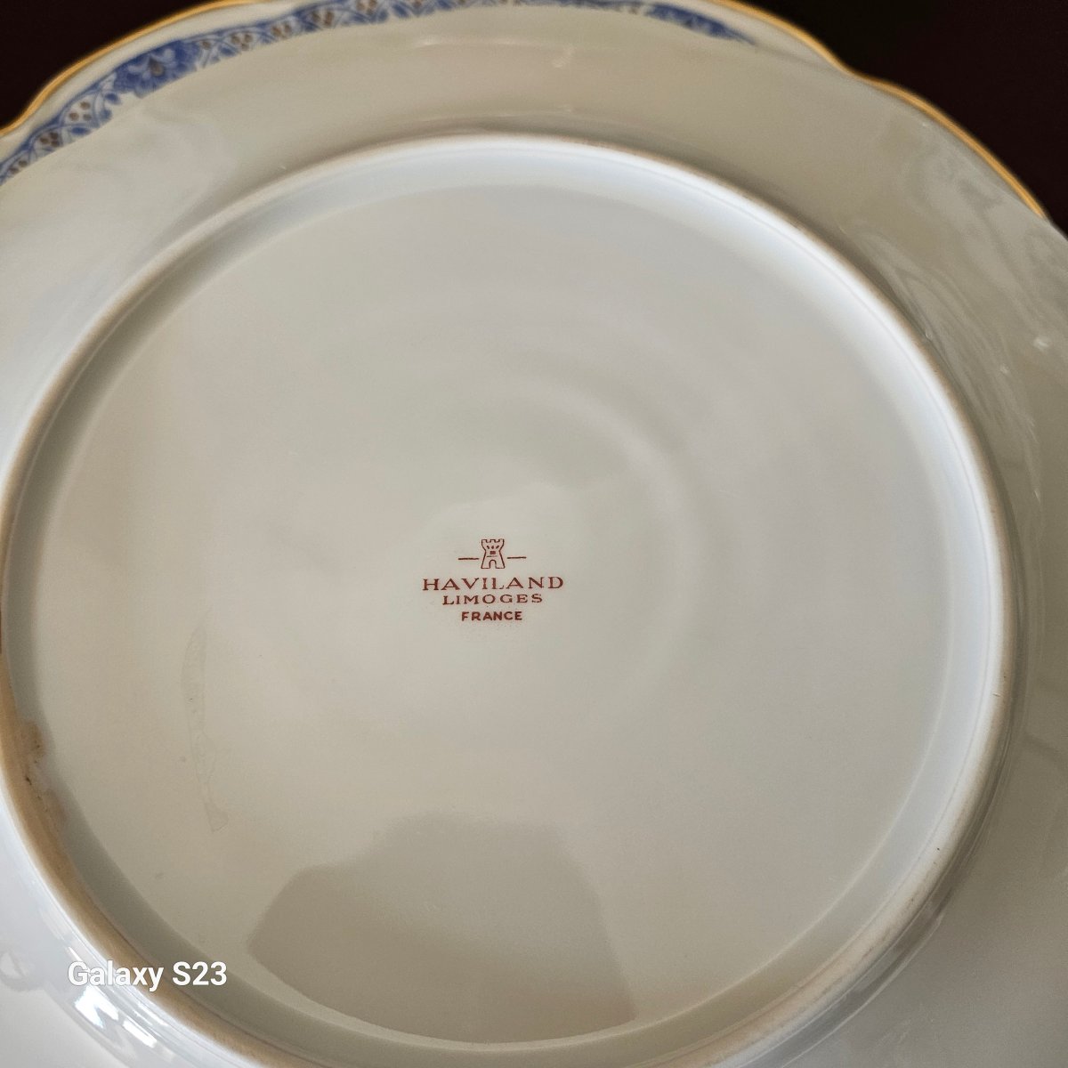 Haviland Limoges Modèle arbre de vie Bonneval Bleu 29 pièces -photo-4