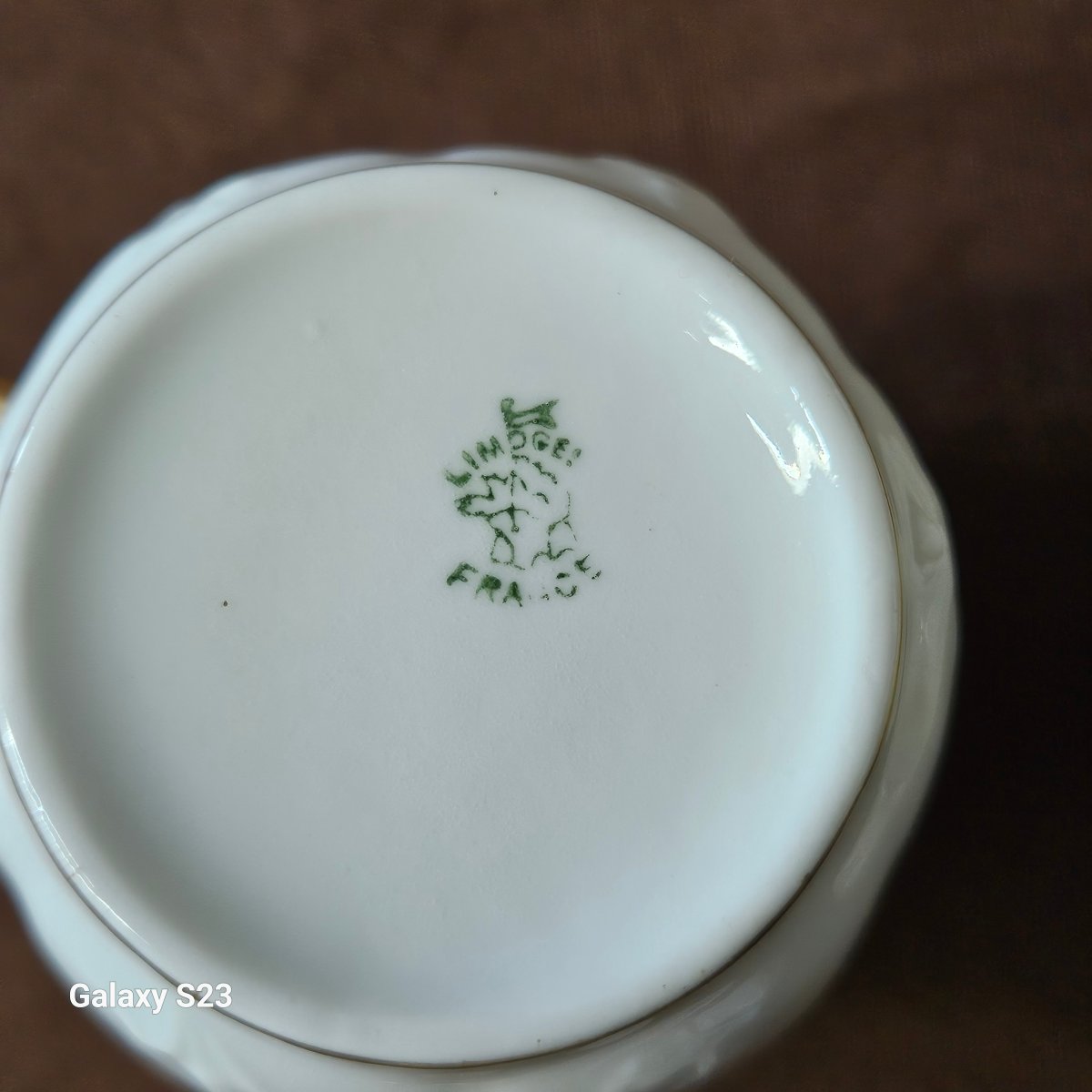 Service à café/moka peint à la main Porcelaine de Limoges 6 personnes 1897-1917-photo-4