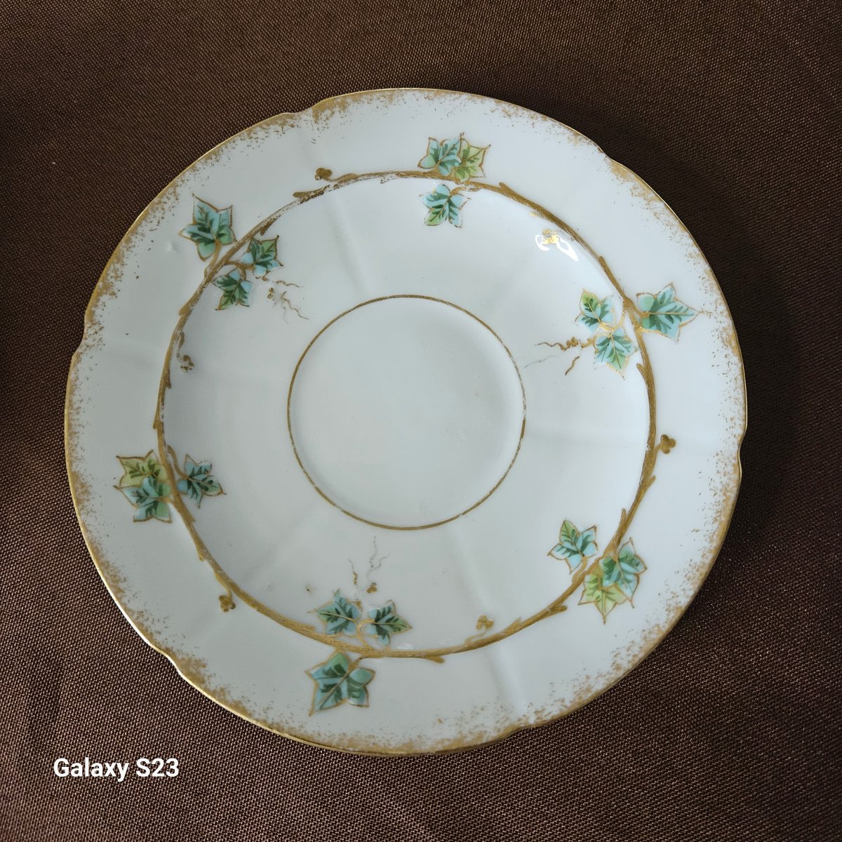 Service à café/moka peint à la main Porcelaine de Limoges 6 personnes 1897-1917-photo-1