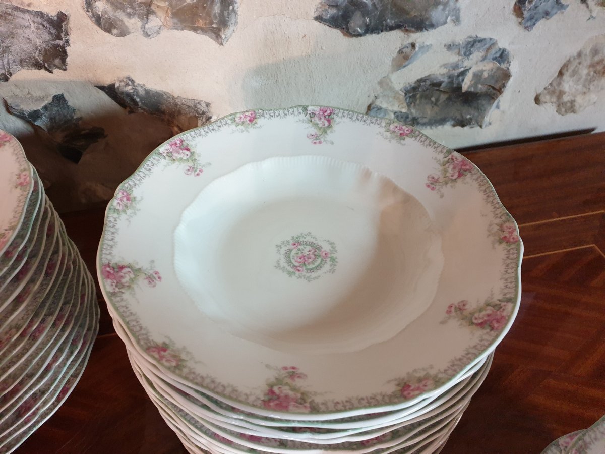 Service De Table  77 Pièces Th. Haviland Années 1890 Limoges -photo-3