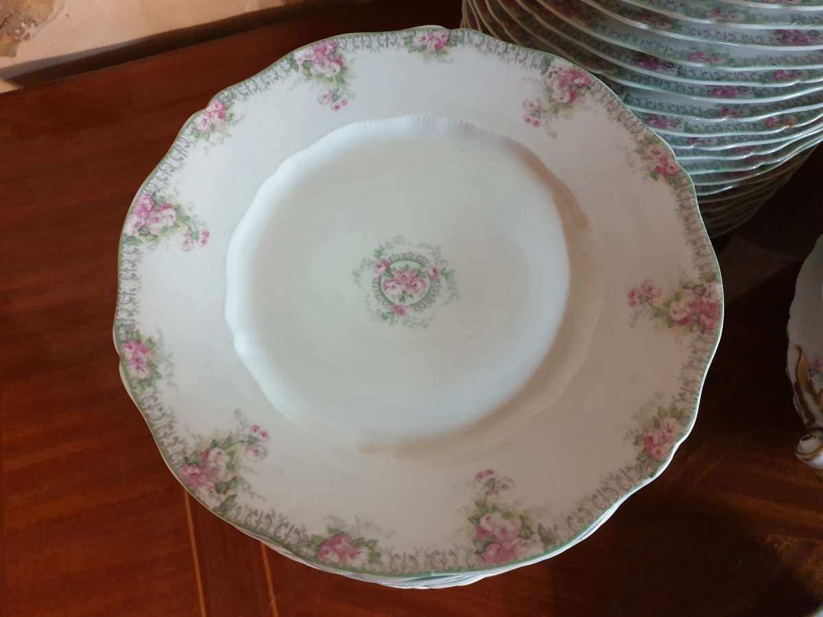 Service De Table  77 Pièces Th. Haviland Années 1890 Limoges -photo-1