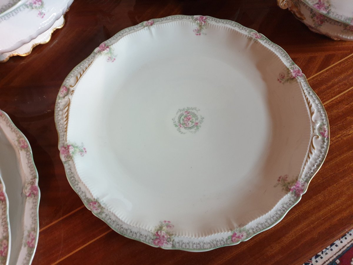 Service De Table  77 Pièces Th. Haviland Années 1890 Limoges -photo-2