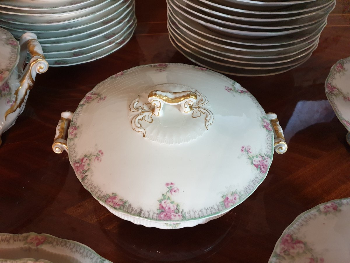 Service De Table  77 Pièces Th. Haviland Années 1890 Limoges -photo-4