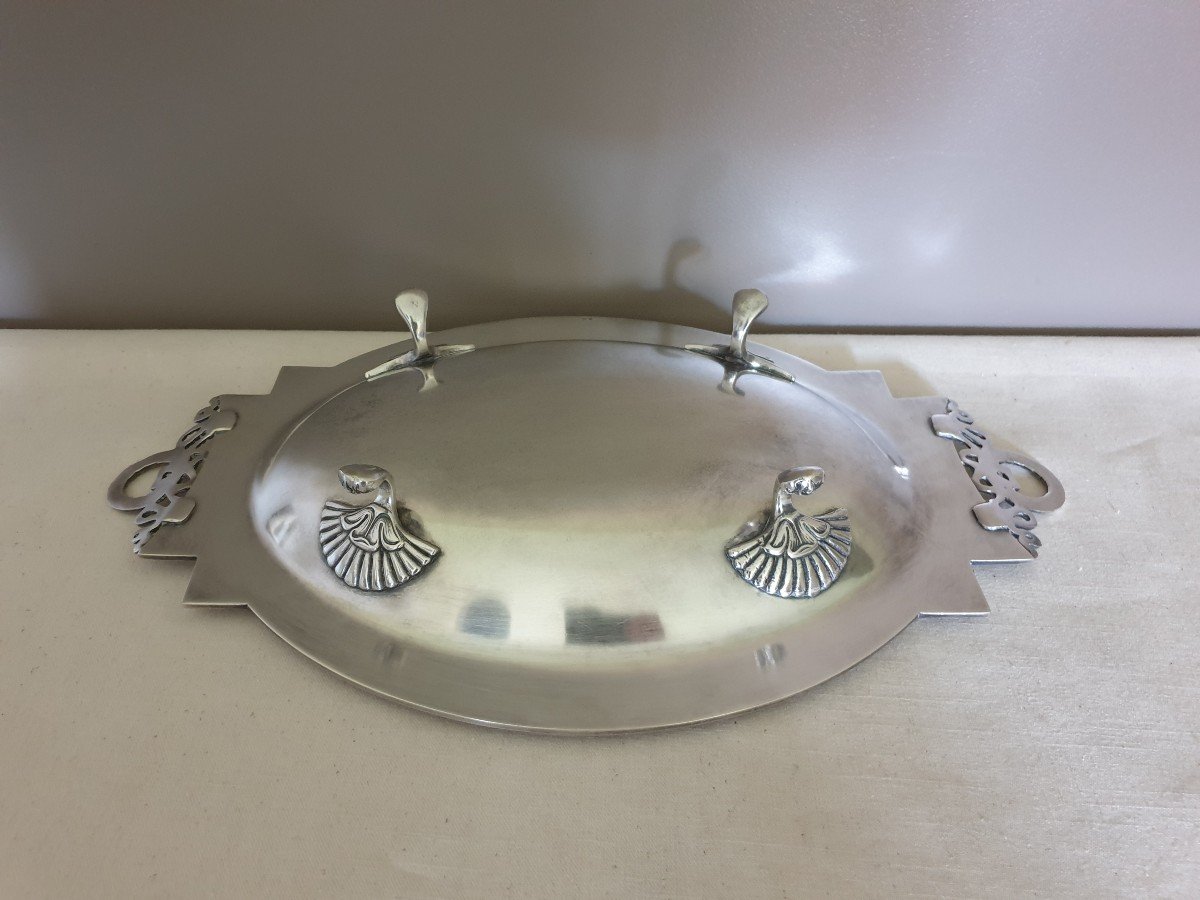 Cup Or Bannette Roux Marquiand In Silver Metal-photo-4