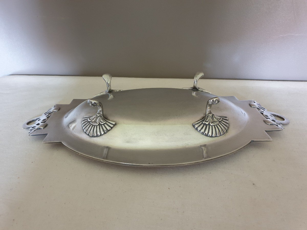 Cup Or Bannette Roux Marquiand In Silver Metal-photo-6