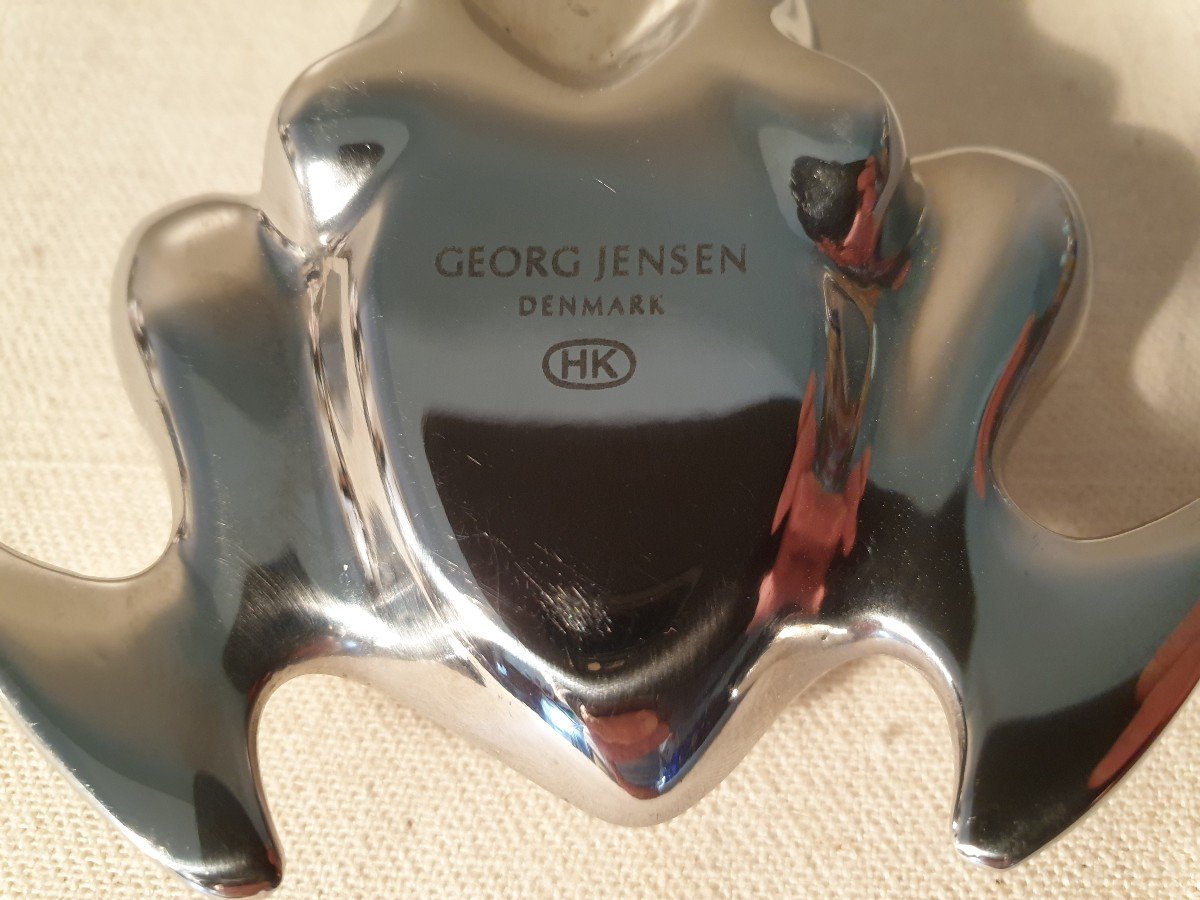 Georg Jensen Presse-papier En Forme De Grenouille-photo-3