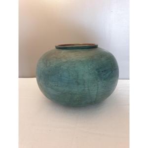 Bronze Ball Vase From The 80s