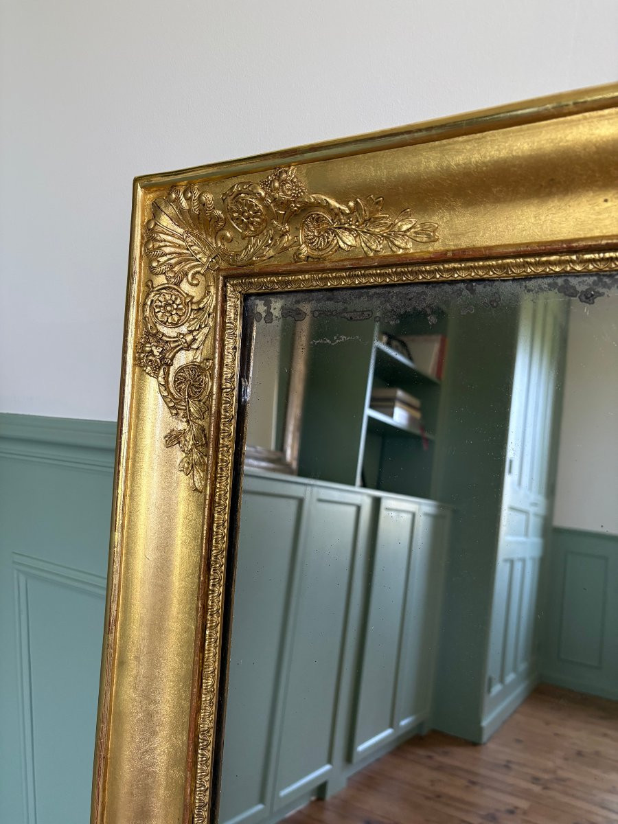 Miroir de style Empire époque Restauration-photo-3