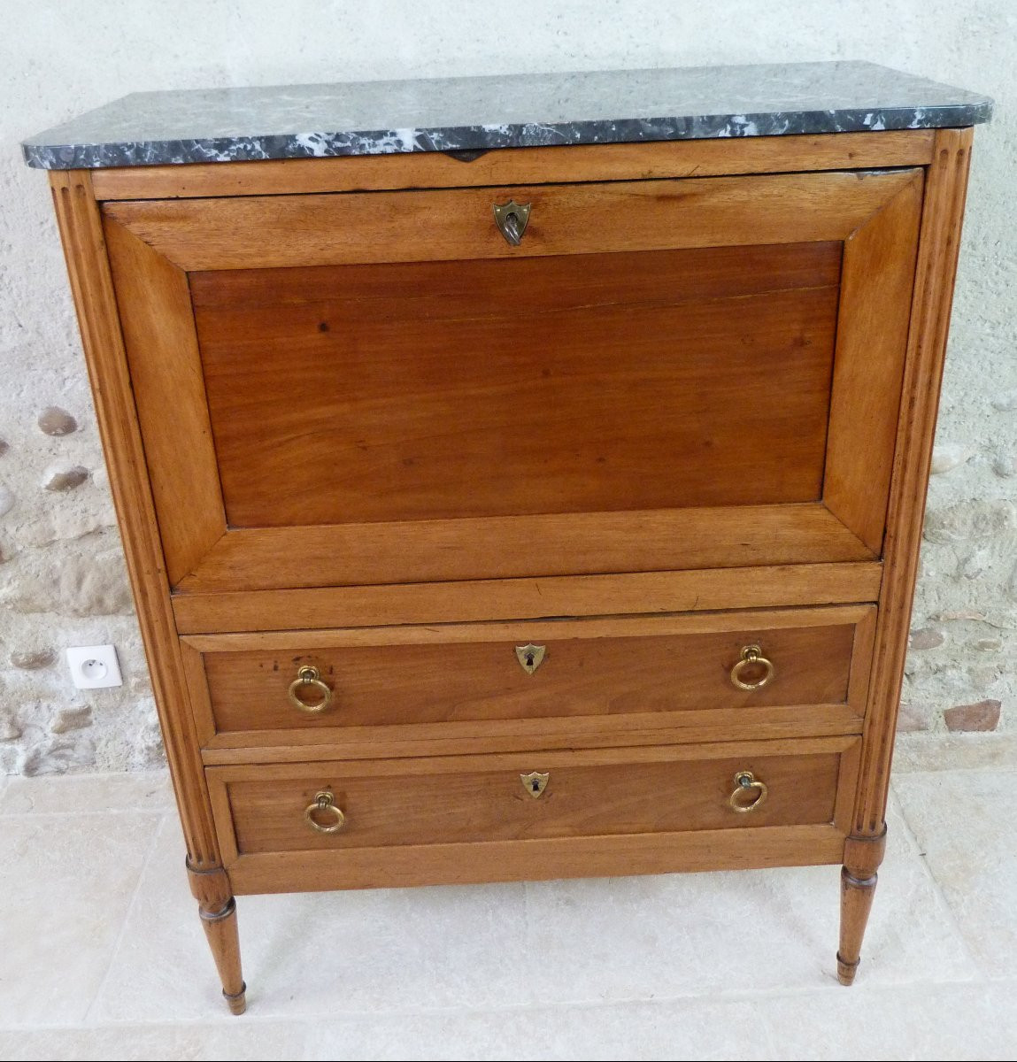 Petit secrétaire d'époque Louis XVI -photo-1