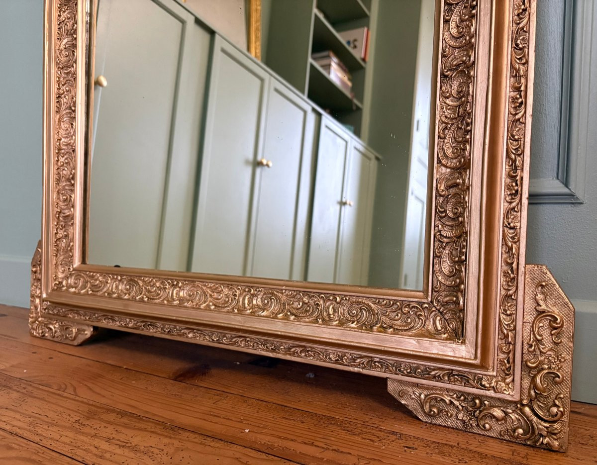 Napoleon III Mirror With Pediment-photo-2