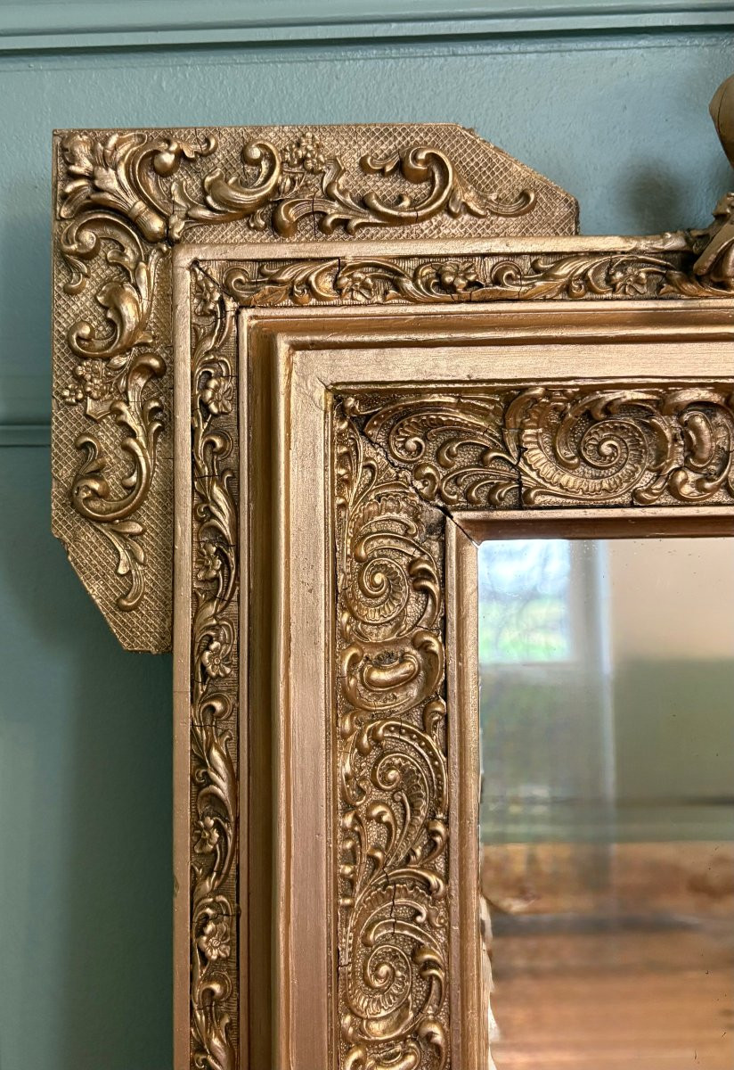 Napoleon III Mirror With Pediment-photo-4
