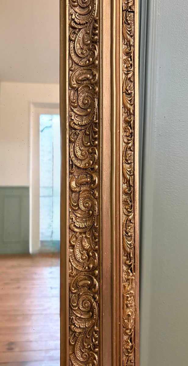 Napoleon III Mirror With Pediment-photo-6