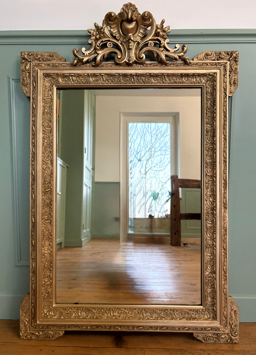 Napoleon III Mirror With Pediment