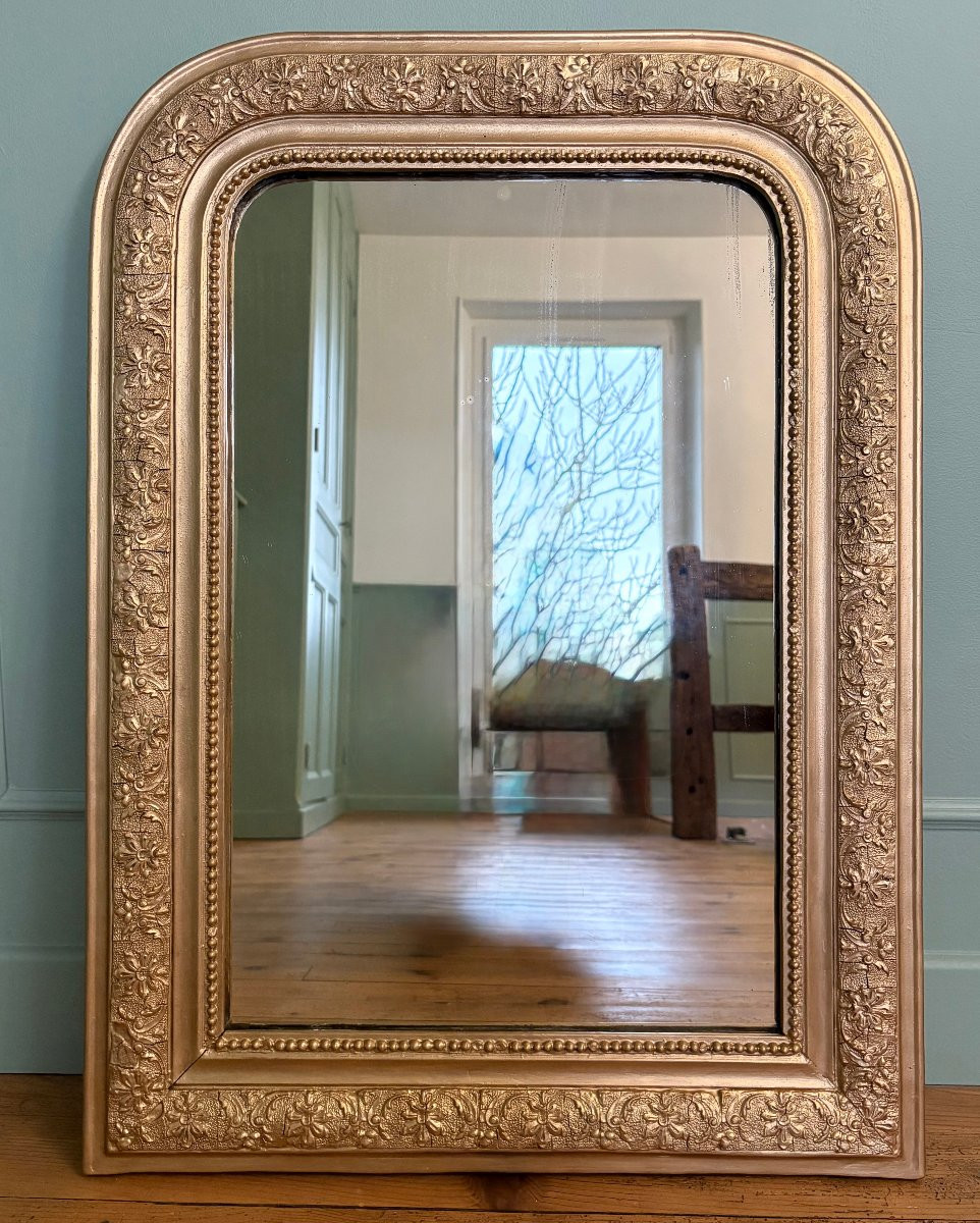 Floral Louis-philippe Mirror-photo-1