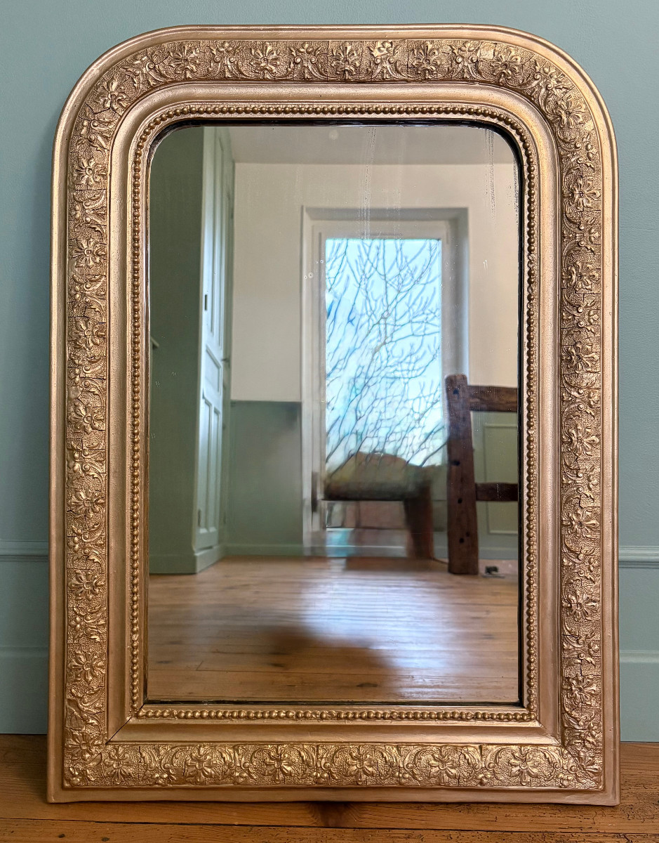 Floral Louis-philippe Mirror