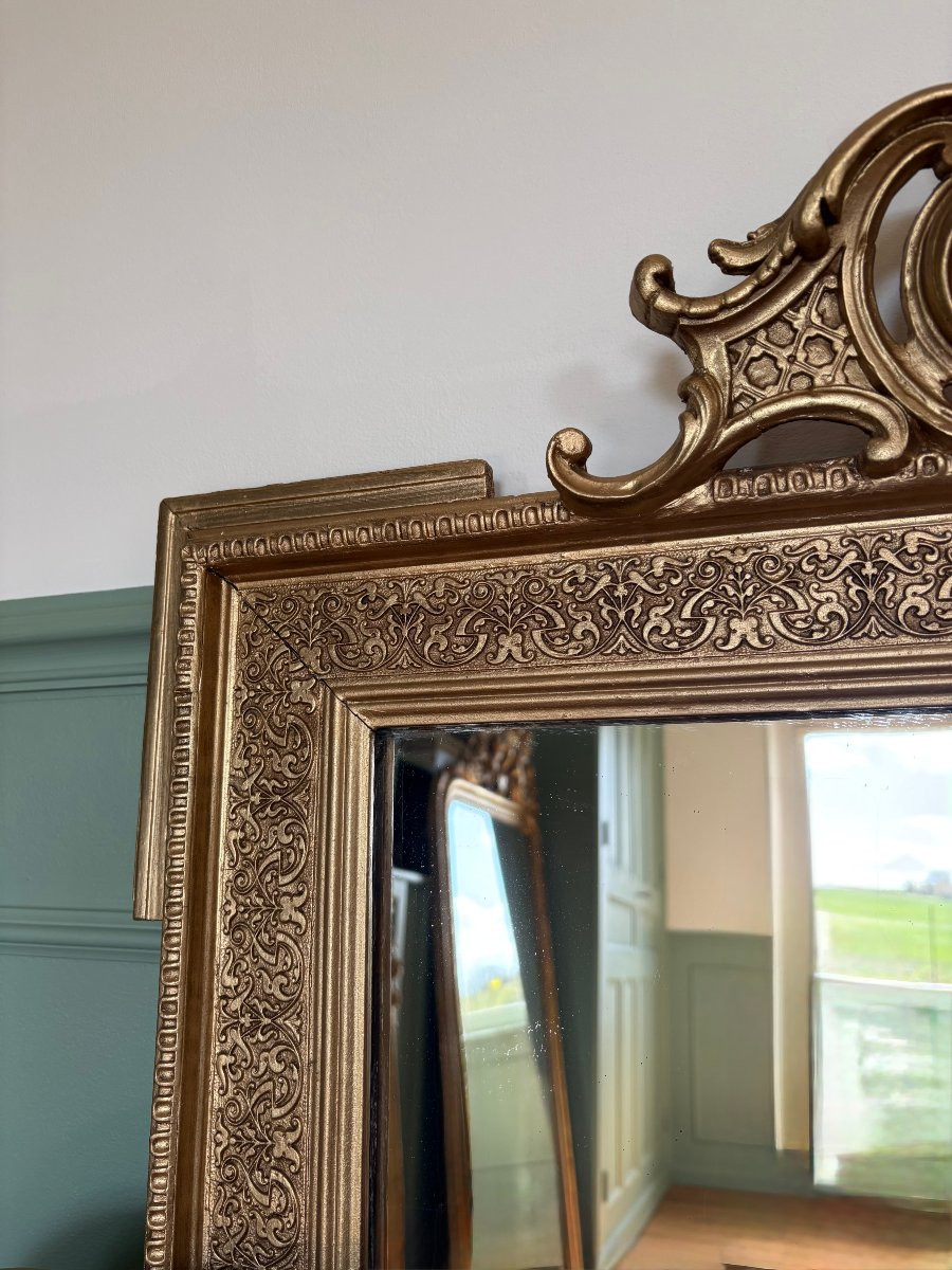 Napoleon III Pediment Mirror-photo-4