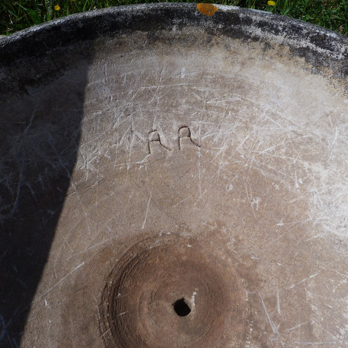 Paire de jardinières vasque en ciment  -photo-7