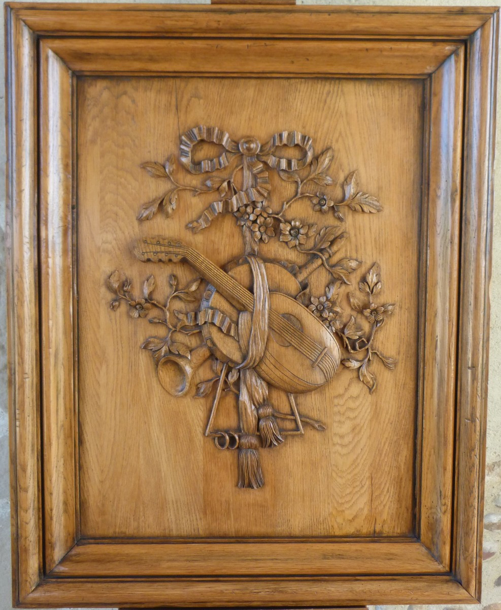 Panneau décoratif sculpté 