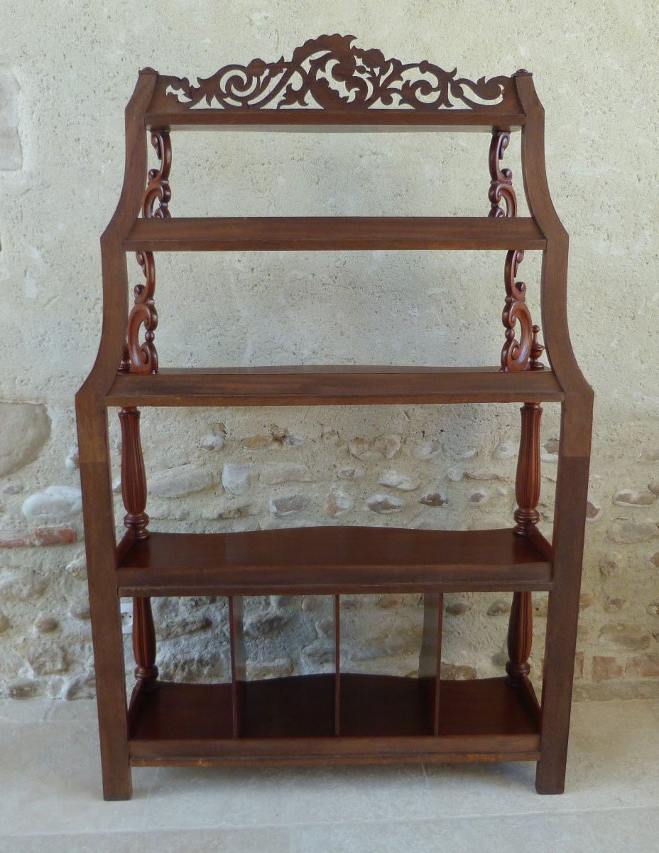 Napoleon III Period Mahogany Shelf-photo-4