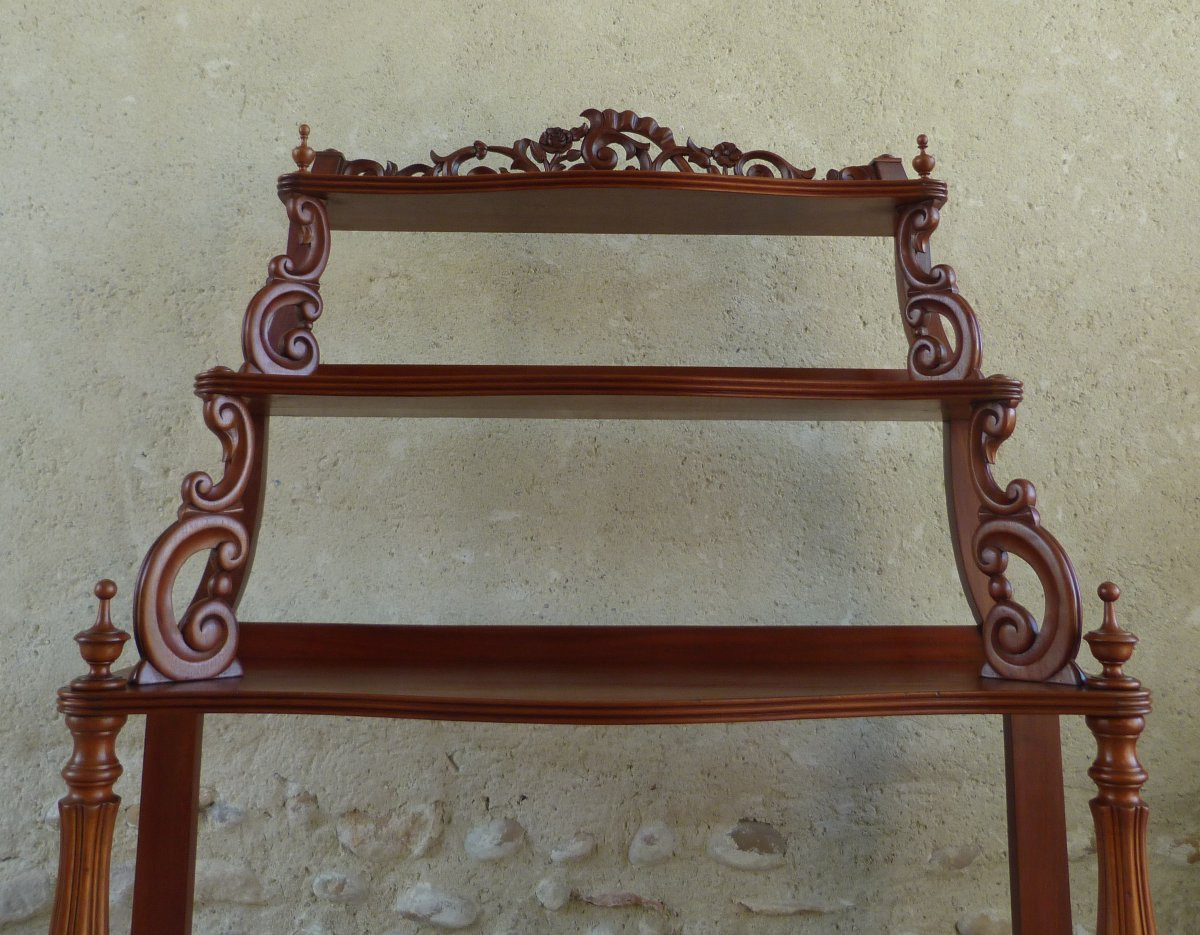 Napoleon III Period Mahogany Shelf-photo-2