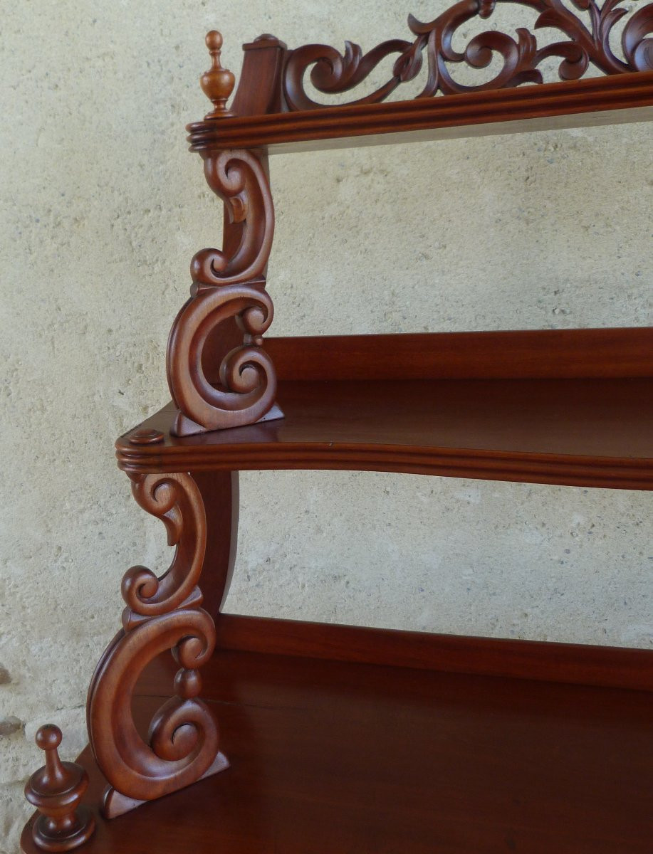 Napoleon III Period Mahogany Shelf-photo-3