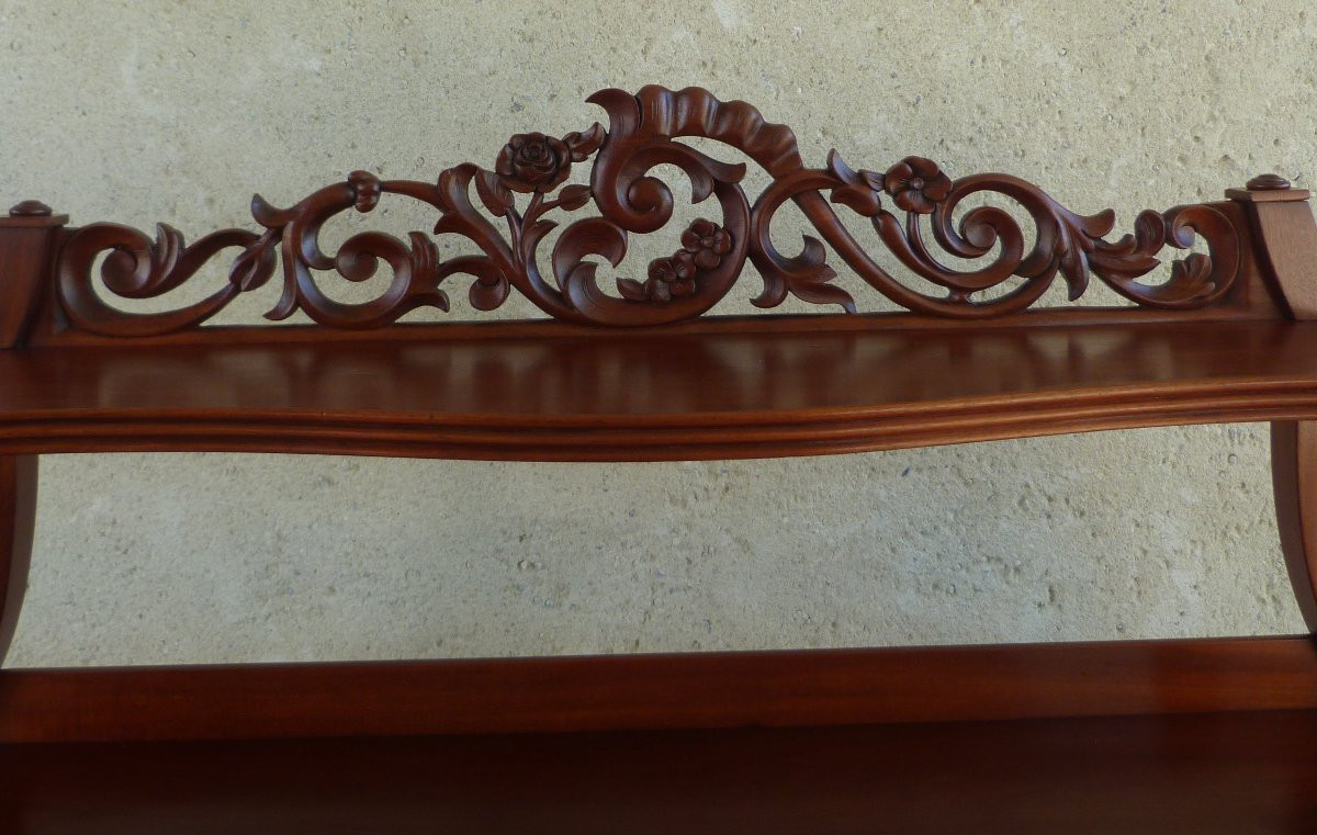Napoleon III Period Mahogany Shelf-photo-4