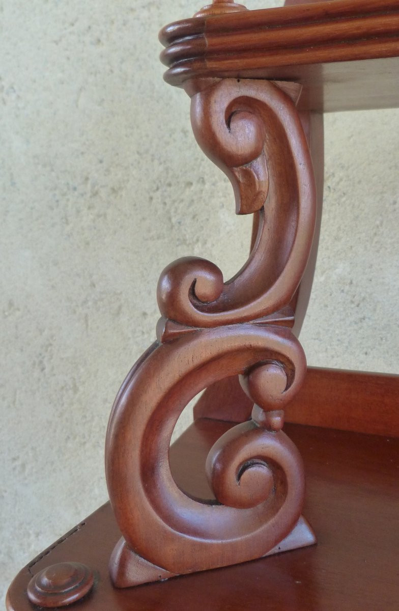 Napoleon III Period Mahogany Shelf-photo-5
