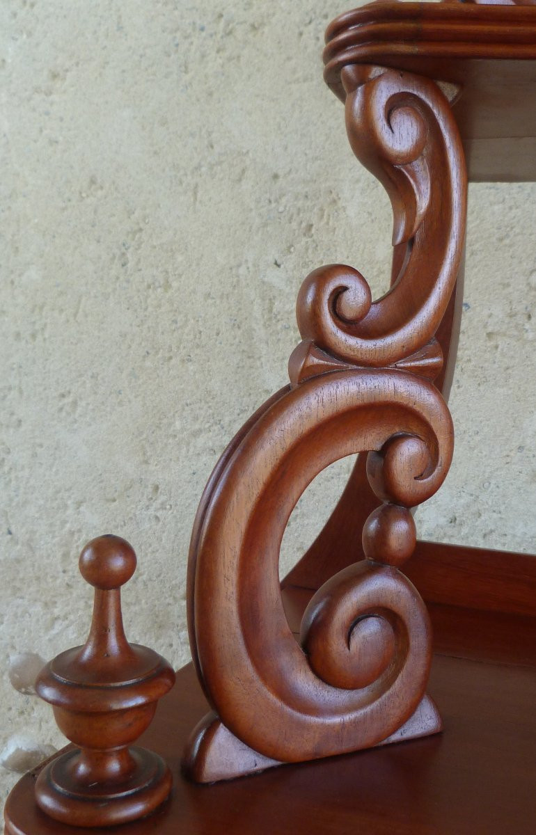 Napoleon III Period Mahogany Shelf-photo-6