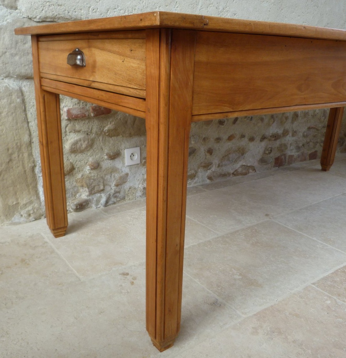 Large Kitchen Table From The 1930s-photo-2