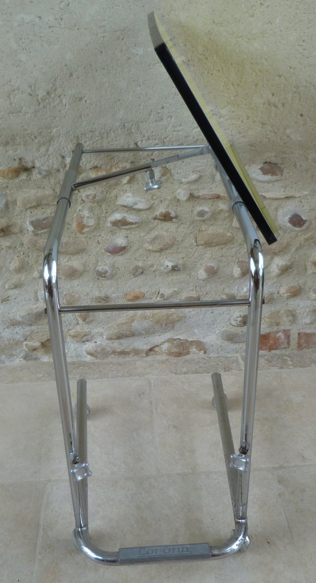 Table de lecture chrome et formica circa 1960-photo-3