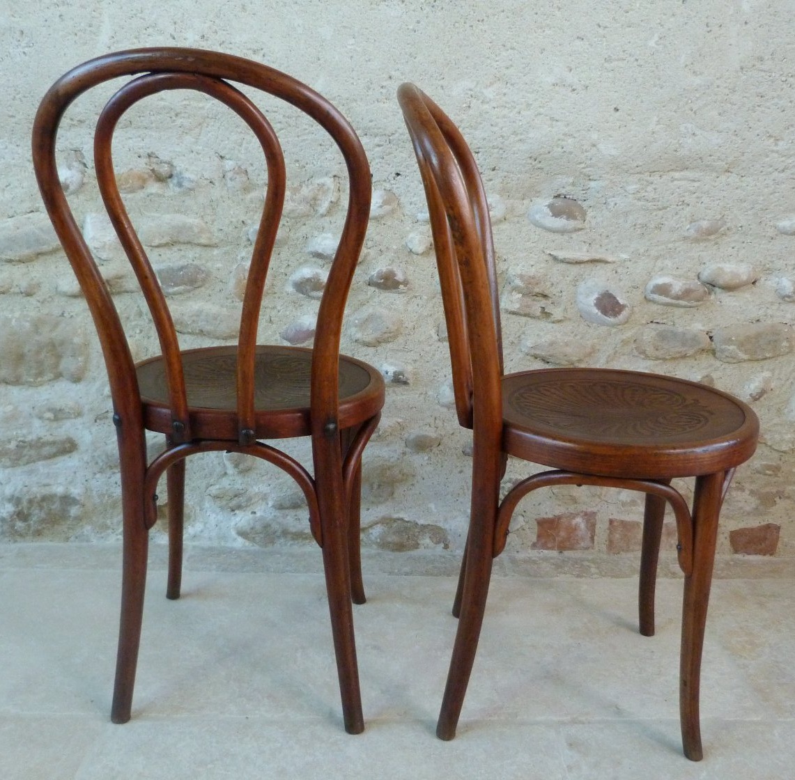 Paire de chaises Thonet -photo-4