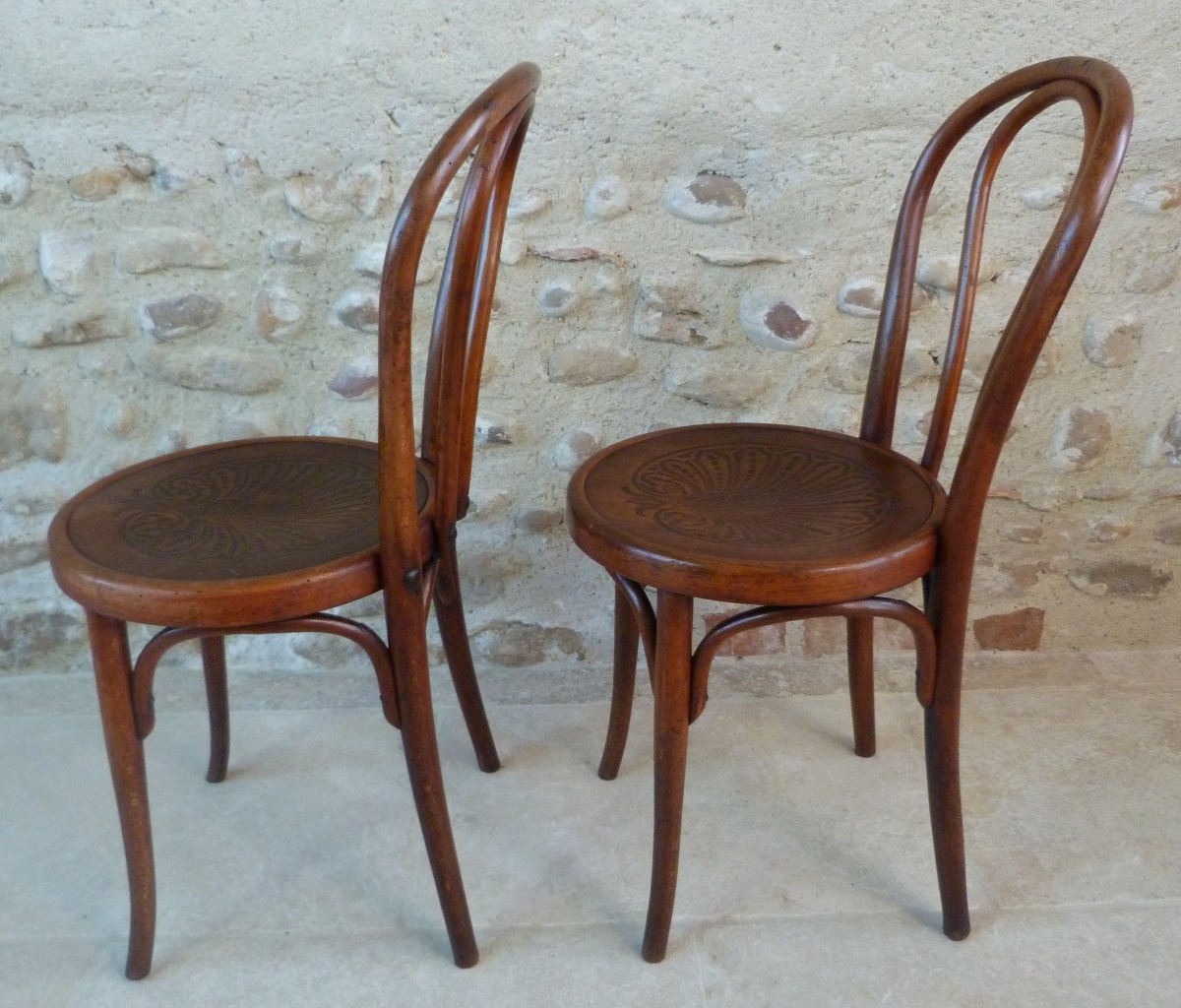 Paire de chaises Thonet -photo-2