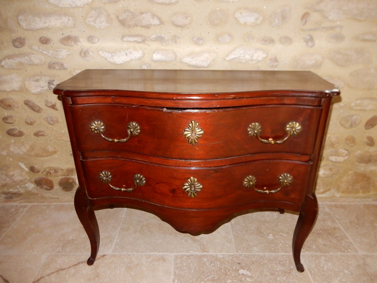 Sauteuse Commode Attributed To Jean-françois Hache, Circa 1770-photo-3