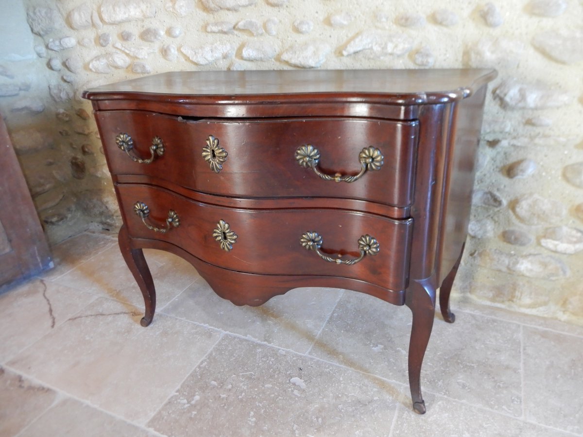 Sauteuse Commode Attributed To Jean-françois Hache, Circa 1770-photo-7