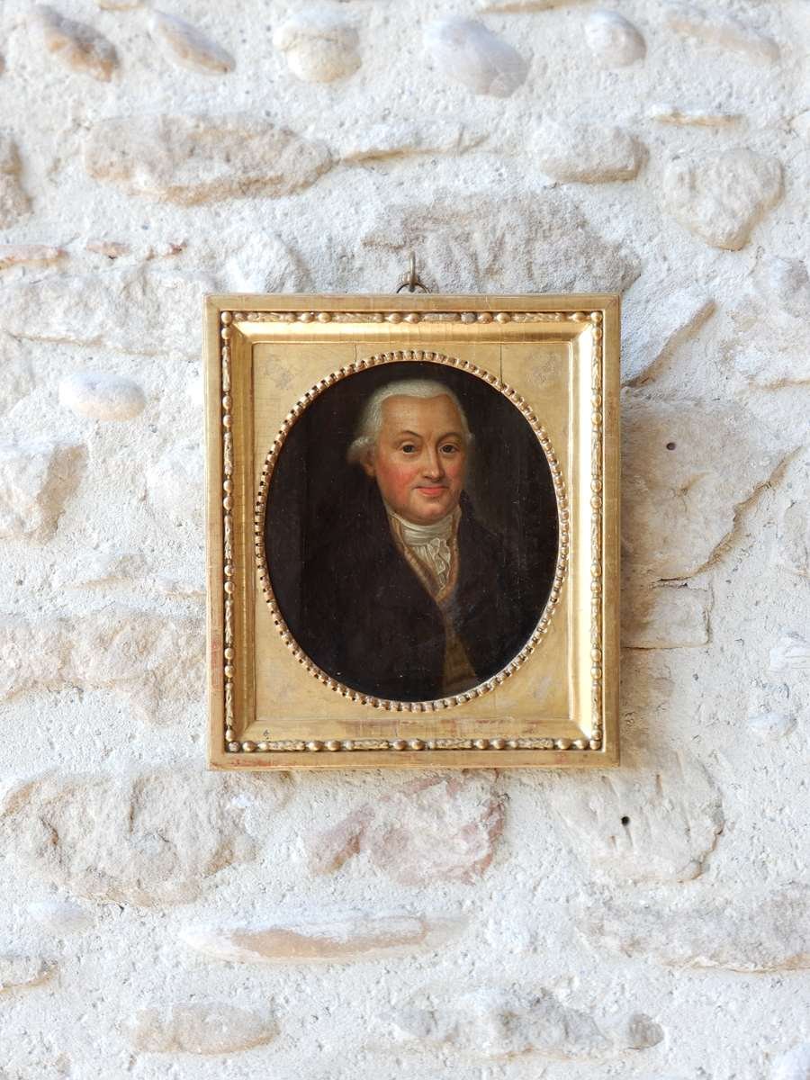Portrait d'Homme Du Début XIX Eme-photo-2